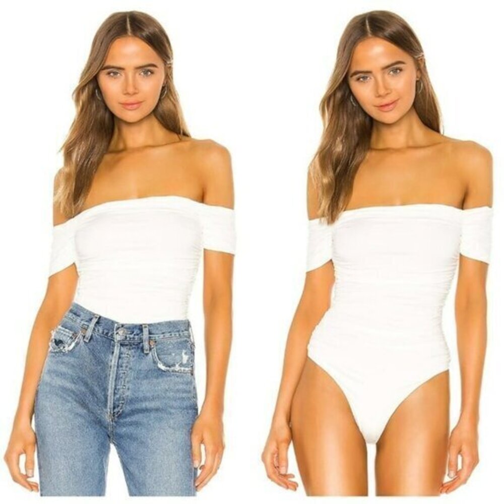 NBD Free Falling Bodysuit - White